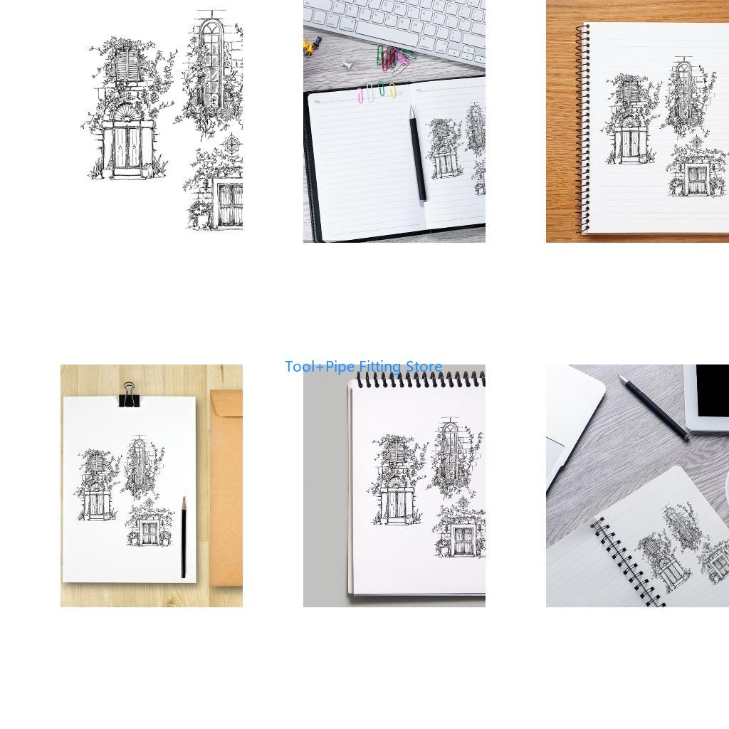 Art Craft Description - F92B สวน Windowsill ซิลิโคนล้างแสตมป์ DIY Scrapbooking