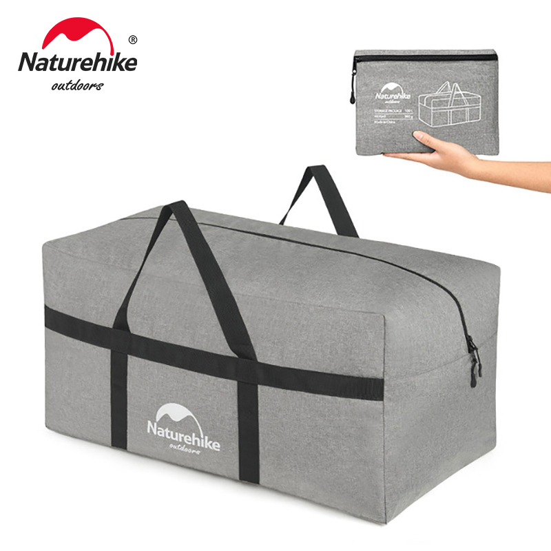 Art Craft Movement - Naturehike กระเป๋าเก็บของพับได้, กระเป๋าเก็บของขนาดใหญ่สำหรับเดินทางนอกบ้านสำหรับปิคนิคตั้งค่าย