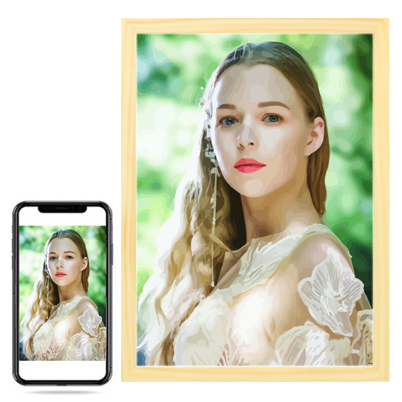 Photo Custom ภาพวาดสีอะคริลิคง - Art Craft Picture บทวิจารณ์และราคา