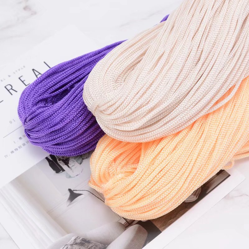 200M 3 มม.ถักสายไนลอน Hollow L - Macrame Cord Cotton บทวิจารณ์และราคา