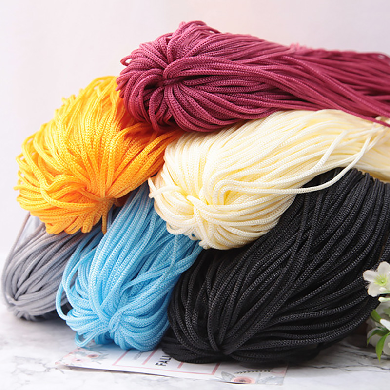 200M 3 มม.ถักสายไนลอน Hollow L - Macrame Cord Cotton บทวิจารณ์และราคา