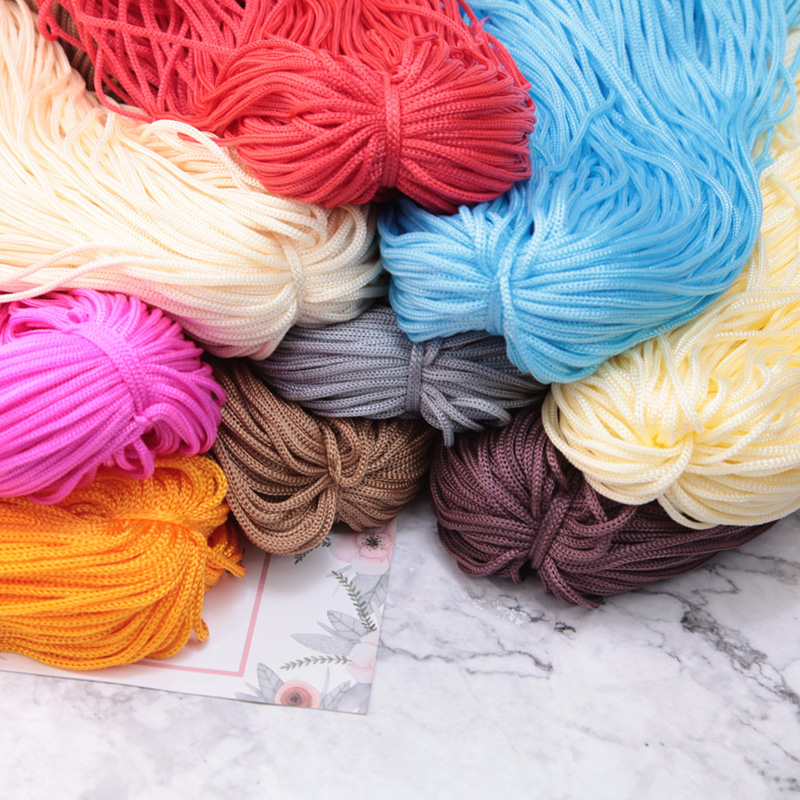 200M 3 มม.ถักสายไนลอน Hollow L - Macrame Cord Cotton บทวิจารณ์และราคา