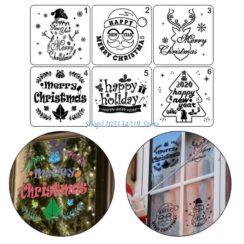 N5KC 6 ชิ้น/เซ็ต Christmas Tre - Art Craft Description บทวิจารณ์และราคา