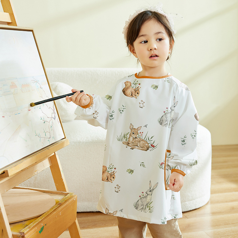 เสื้อกันเปื้อนเด็กแบบกันน้ำ แข - Art Craft Class บทวิจารณ์และราคา