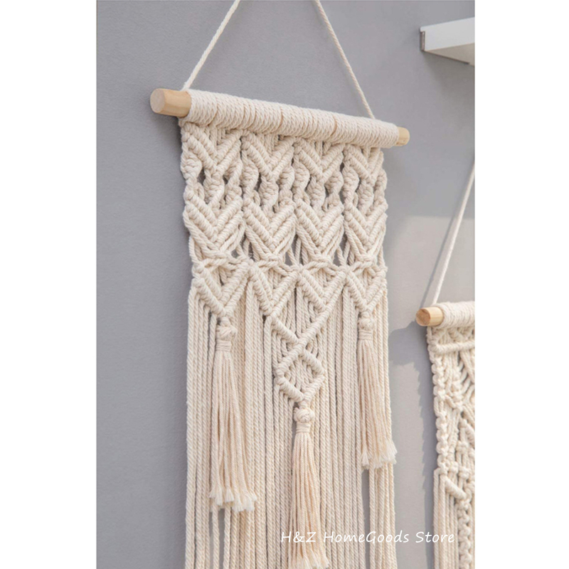 Hot Macrame แขวนผนัง Tapestry  - Macrame Cord Cotton บทวิจารณ์และราคา