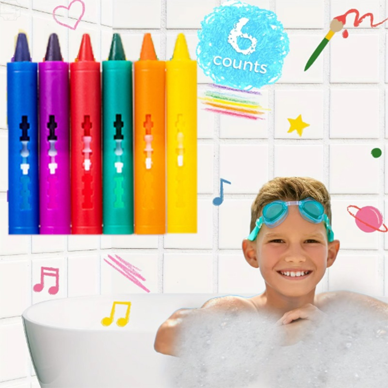 ชุดสีเทียนอาบน้ำแบบล้างออกได้  - Art Craft Kindergarten บทวิจารณ์และราคา