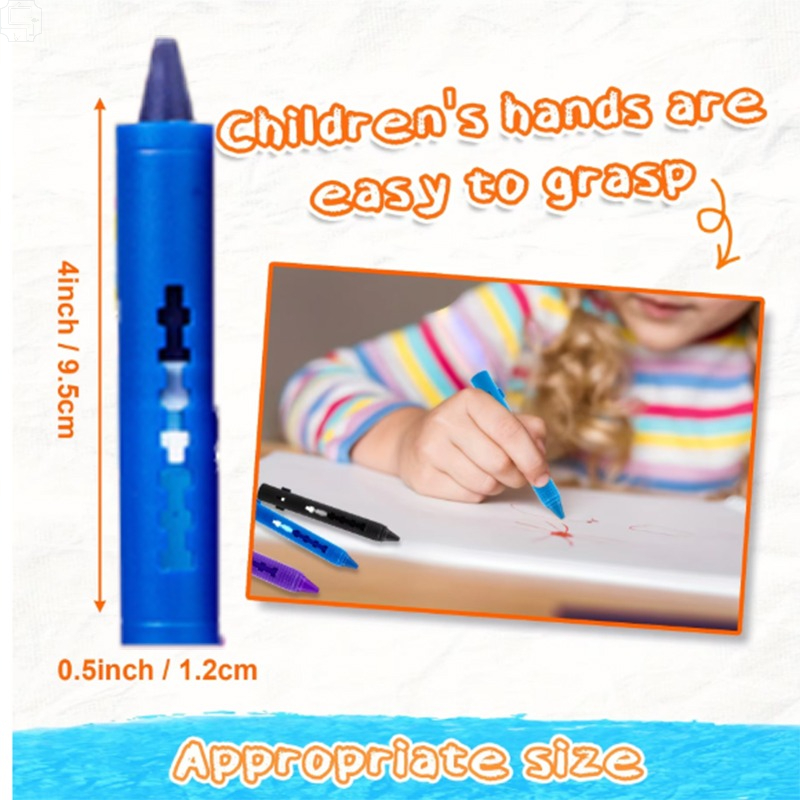 ชุดสีเทียนอาบน้ำแบบล้างออกได้  - Art Craft Kindergarten บทวิจารณ์และราคา