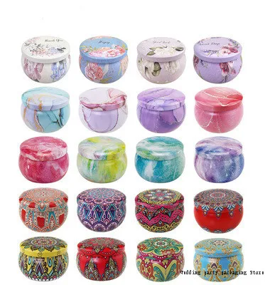 ใหม่เทียนหอมดีบุก Jar แบบพกพาข - Soy Candle Fragrance Oil บทวิจารณ์และราคา