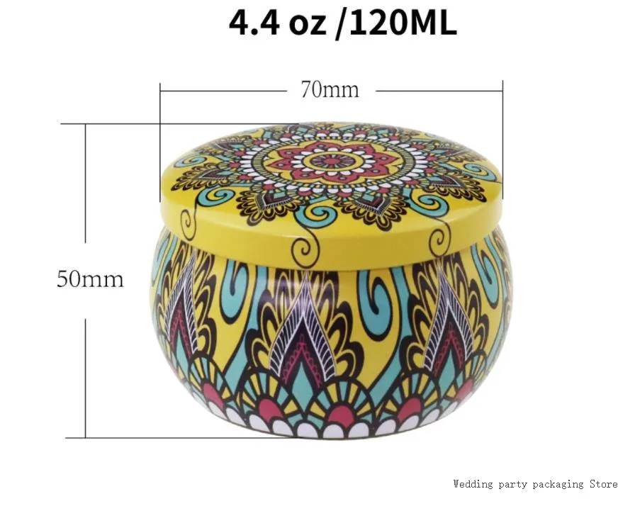 ใหม่เทียนหอมดีบุก Jar แบบพกพาข - Soy Candle Fragrance Oil บทวิจารณ์และราคา