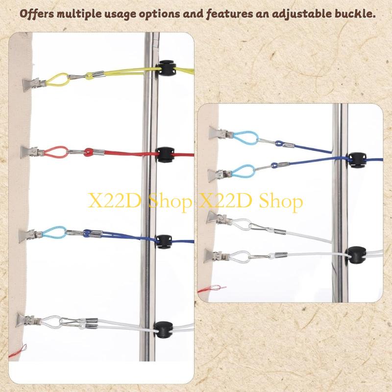 X22D แพ็ค 24 คลิปเหล็กและเชือก - Art Craft Description บทวิจารณ์และราคา