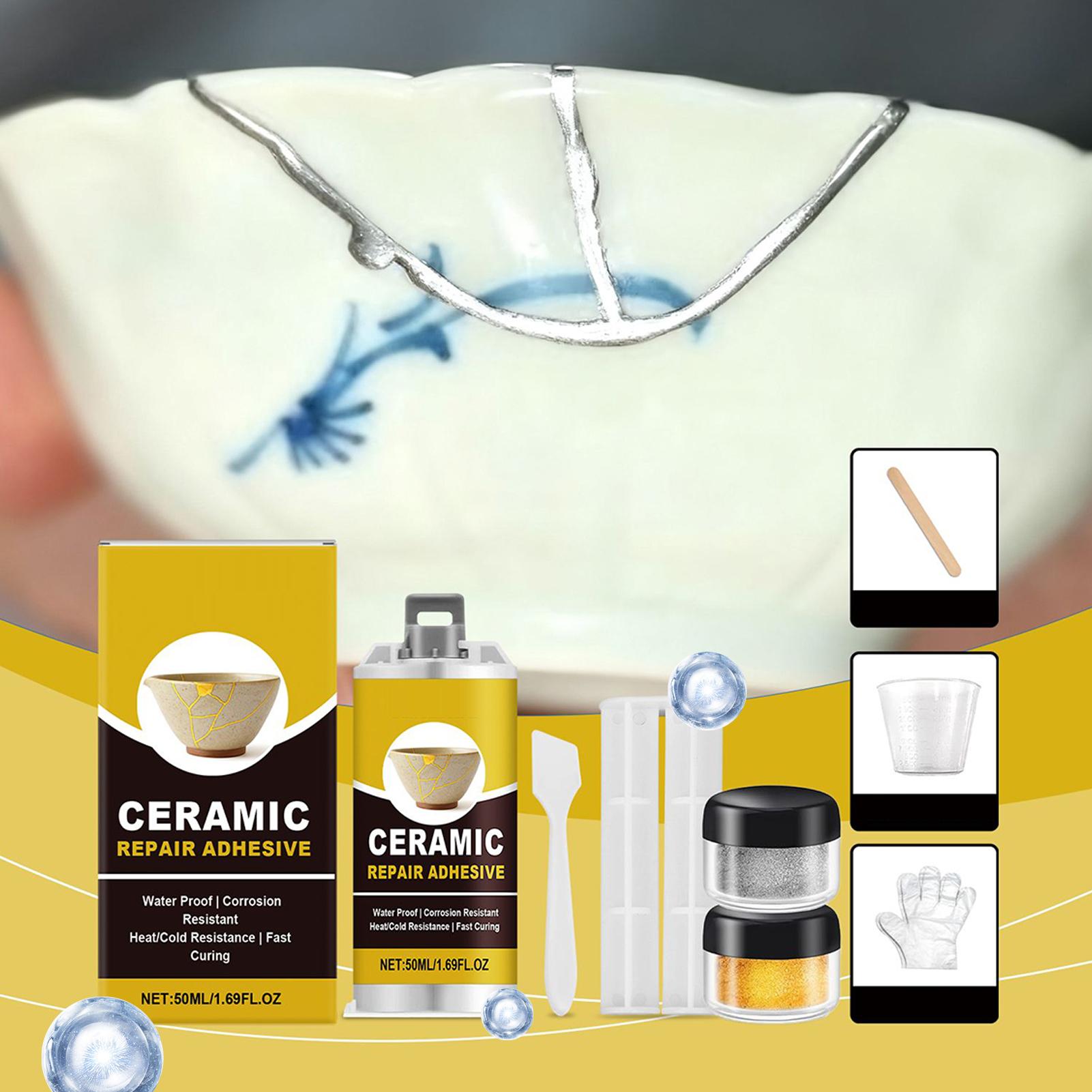 ชุดซ่อมคินสึกิ กาวเซรามิกสีทอง - Art Craft Workshop บทวิจารณ์และราคา