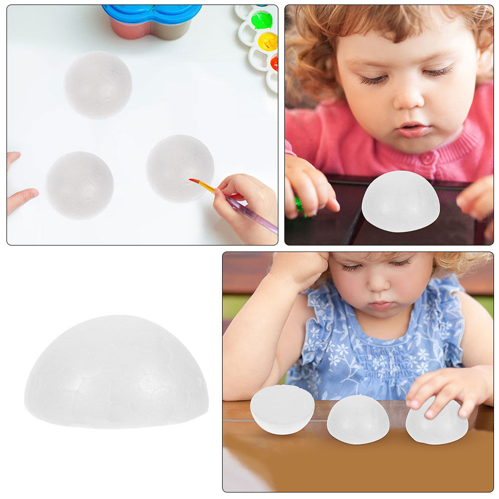 ลูกบอลโฟมครึ่งวงกลมสีขาว 100 ช - Art Craft Project บทวิจารณ์และราคา