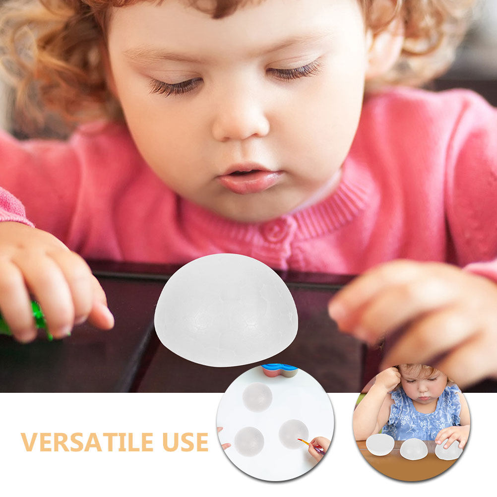 ลูกบอลโฟมครึ่งวงกลมสีขาว 100 ช - Art Craft Project บทวิจารณ์และราคา