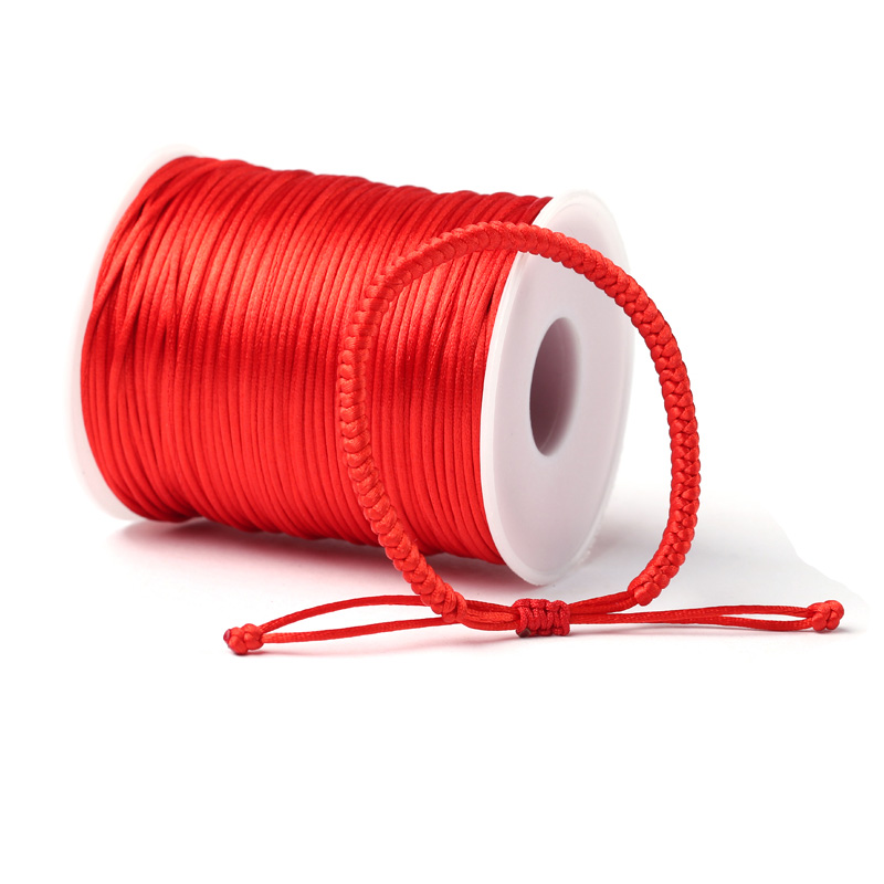 ด้ายสายไนลอนสีแดง2มม. สำหรับสร - Macrame Cord Cotton บทวิจารณ์และราคา
