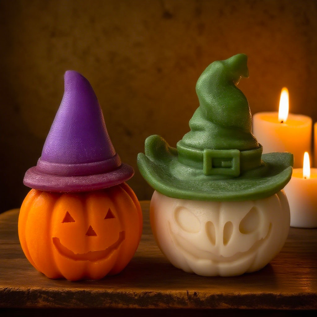 ฮาโลวีนปีศาจฟักทองซิลิโคนเทียน - Soy Candle Fragrance Oil บทวิจารณ์และราคา
