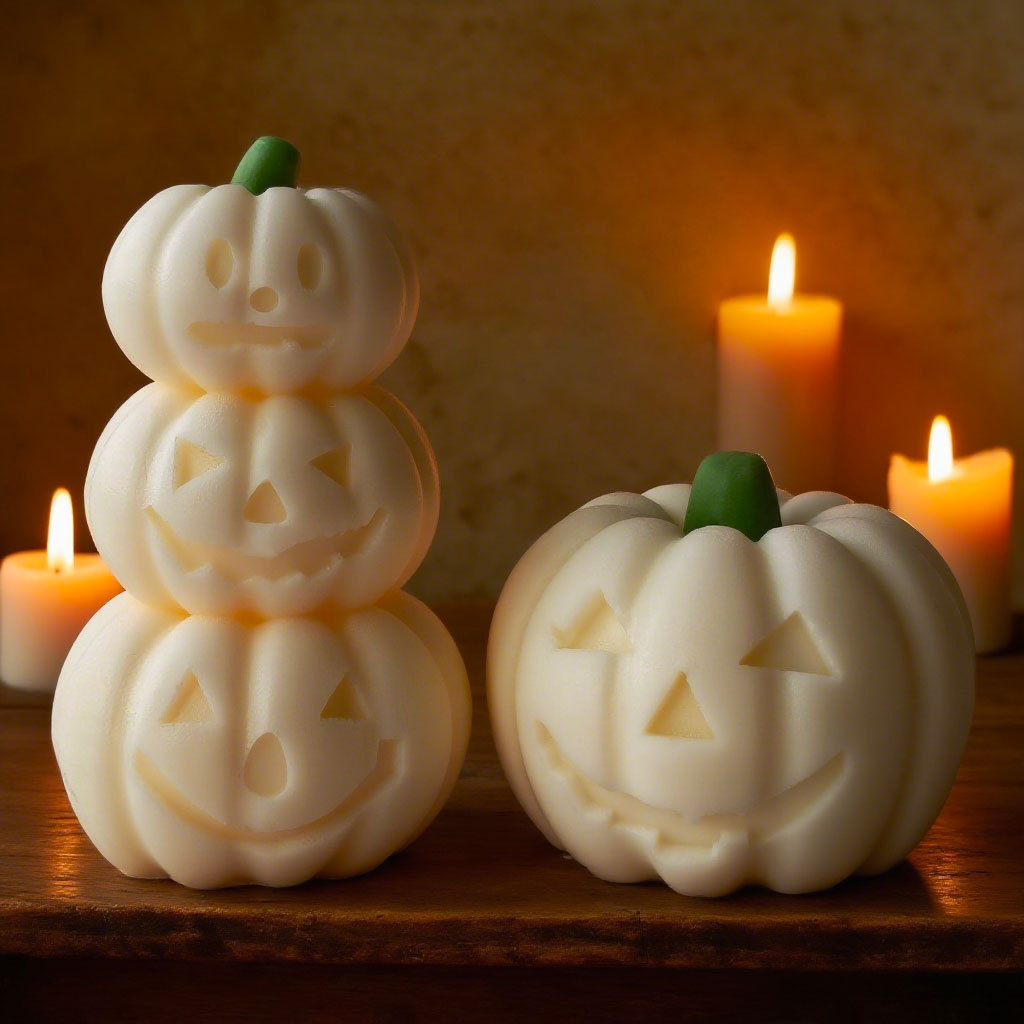 ฮาโลวีนปีศาจฟักทองซิลิโคนเทียน - Soy Candle Fragrance Oil บทวิจารณ์และราคา
