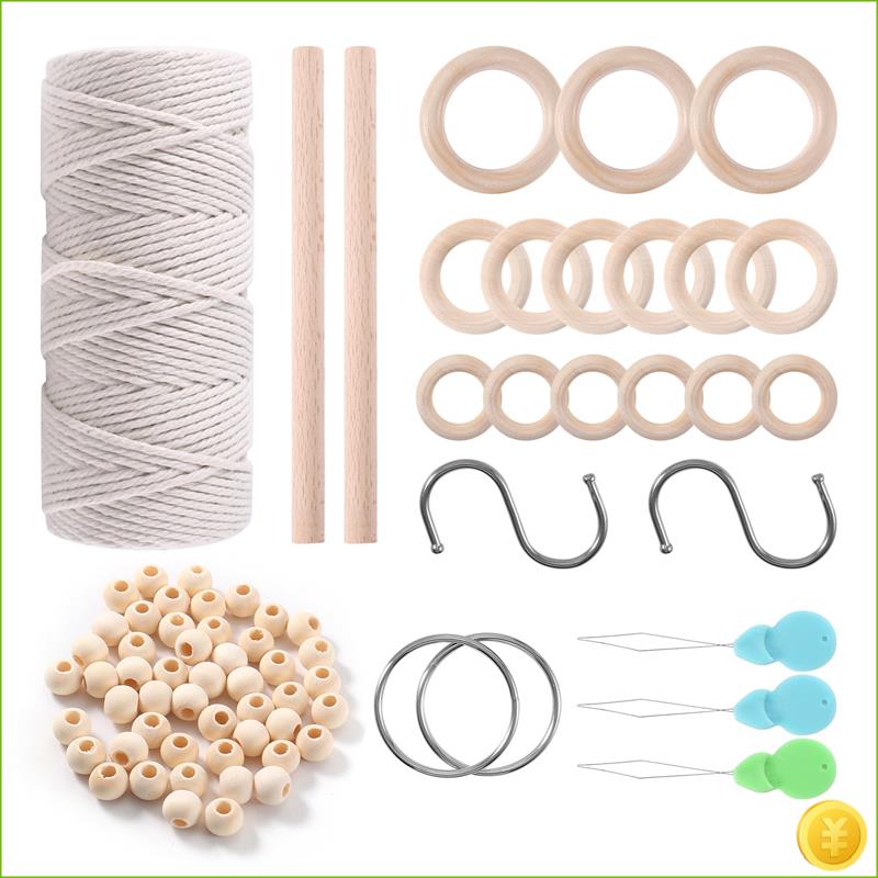 Macrame ผ้าฝ้าย 3 มม.พร้อม Mac - Macrame Cord Cotton บทวิจารณ์และราคา