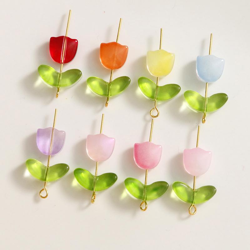 ลูกปัดแก้วลายดอกไม้ 30 ชิ้น หล - Art Craft Project บทวิจารณ์และราคา