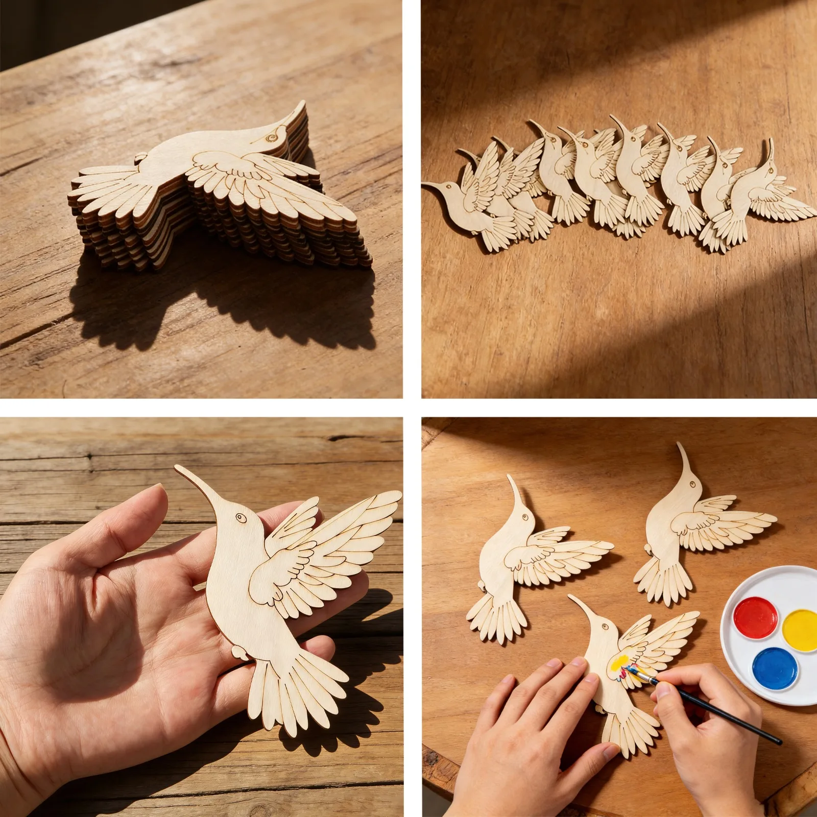 ชุดงานฝีมือไม้รูปสัตว์และนก 10 - Art Craft & Architecture บทวิจารณ์และราคา