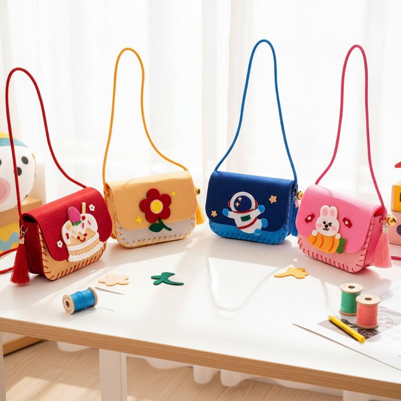 ชุดทำกระเป๋าผ้าสักหลาดสำหรับเด - Art Craft Kindergarten บทวิจารณ์และราคา