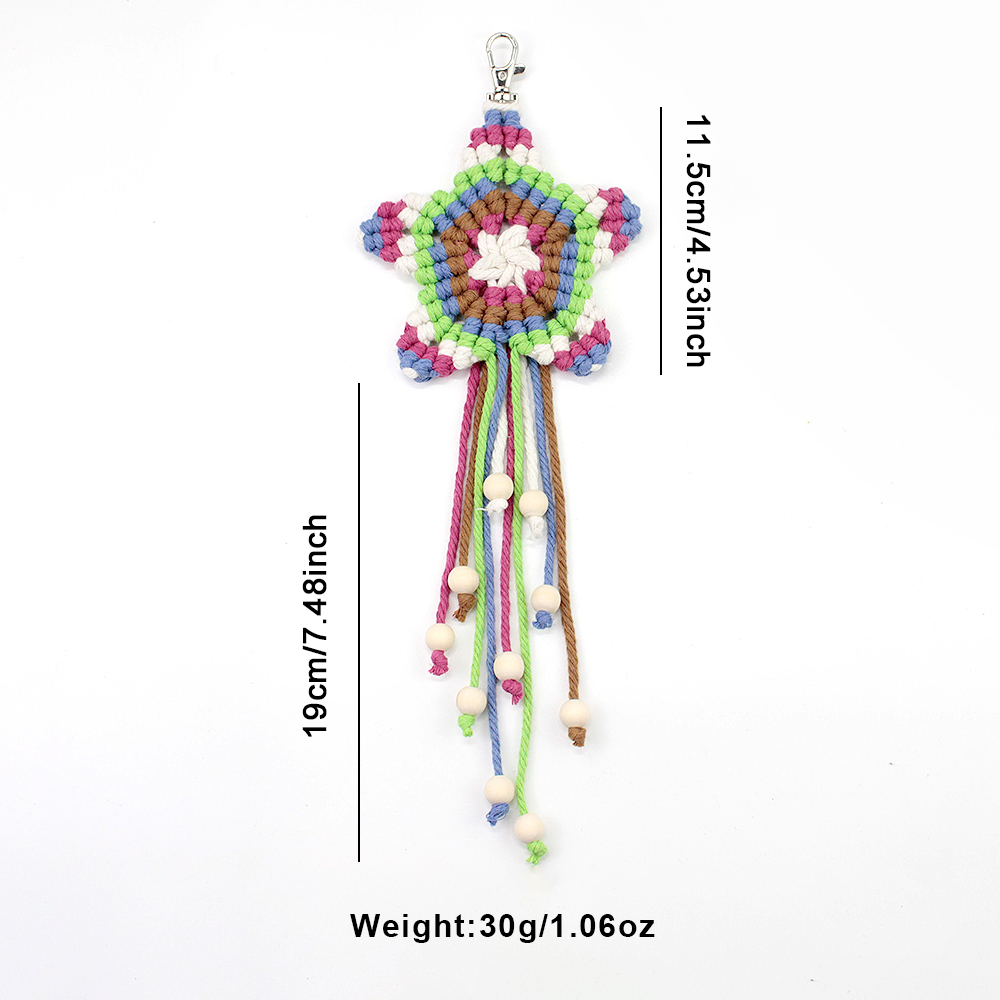 ชุดทำพวงกุญแจมาคราเม่ลายดาวห้า - Art Crafting บทวิจารณ์และราคา