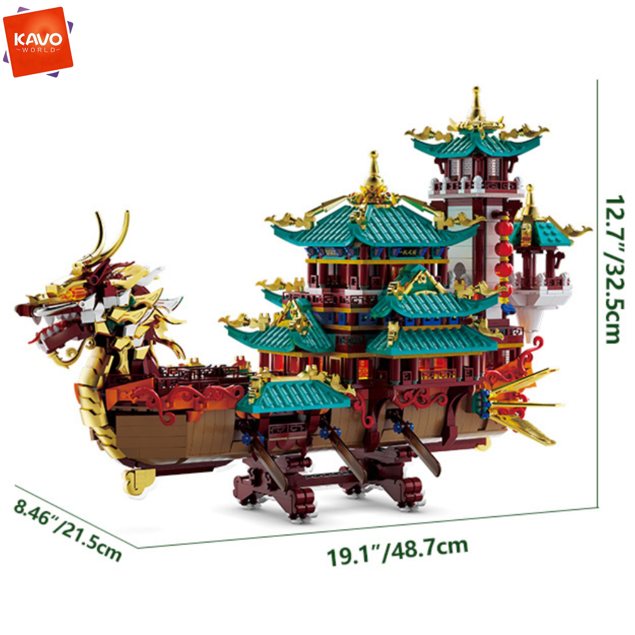 KAVOWORLD ชุดตัวต่อเรือมังกร 2 - Exhibition Of Art And Craft บทวิจารณ์และราคา