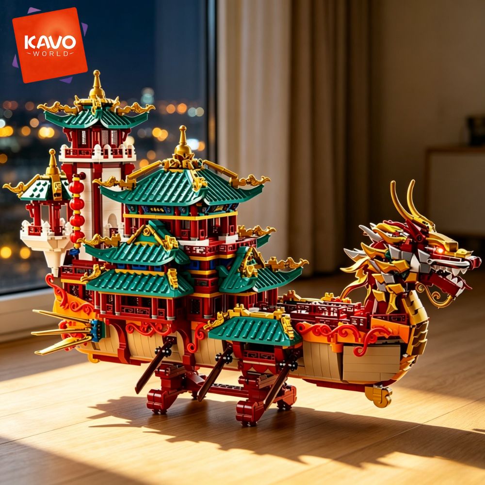 KAVOWORLD ชุดตัวต่อเรือมังกร 2 - Exhibition Of Art And Craft บทวิจารณ์และราคา