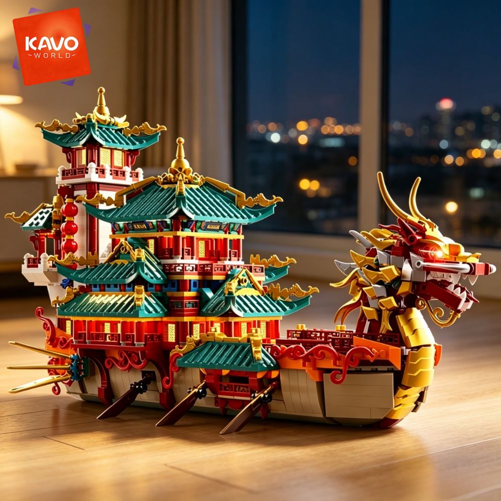 KAVOWORLD ชุดตัวต่อเรือมังกร 2 - Exhibition Of Art And Craft บทวิจารณ์และราคา