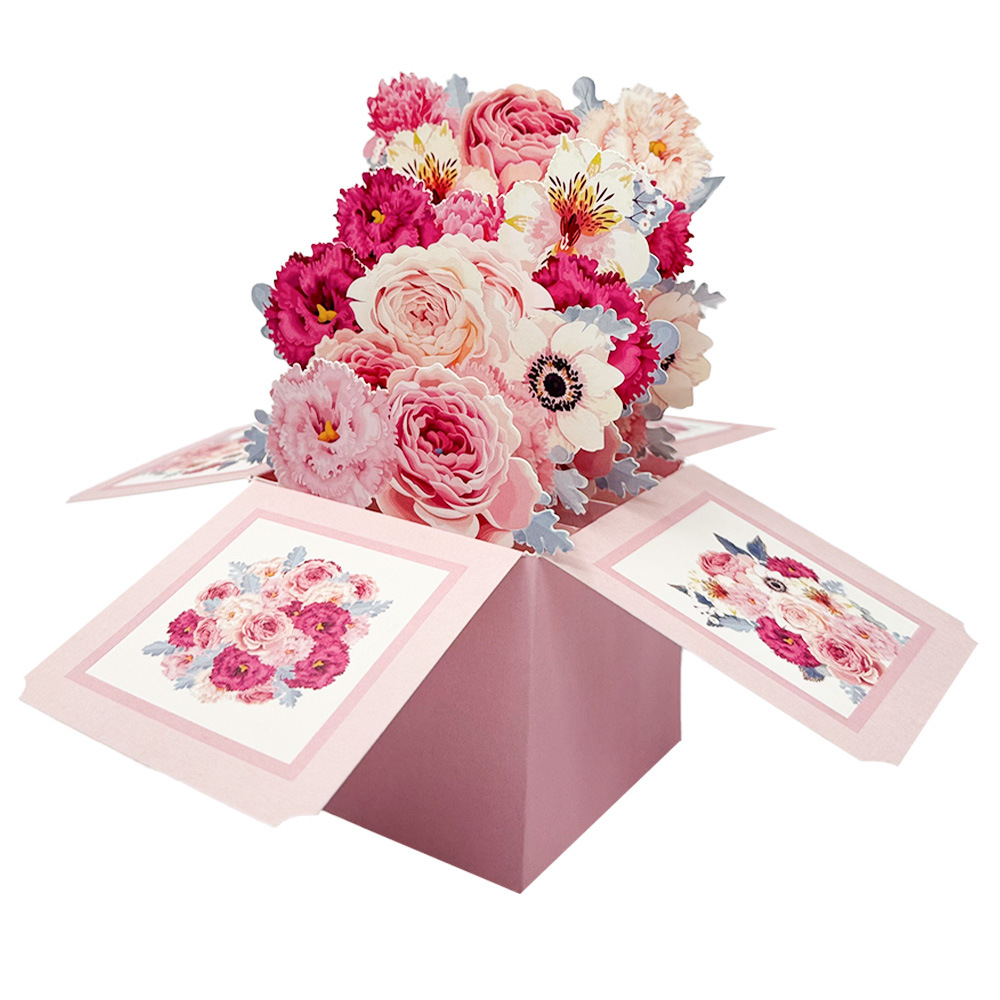 การ์ดป๊อปอัพกุหลาบ 3D พร้อมซอง - Art Craft Movement บทวิจารณ์และราคา