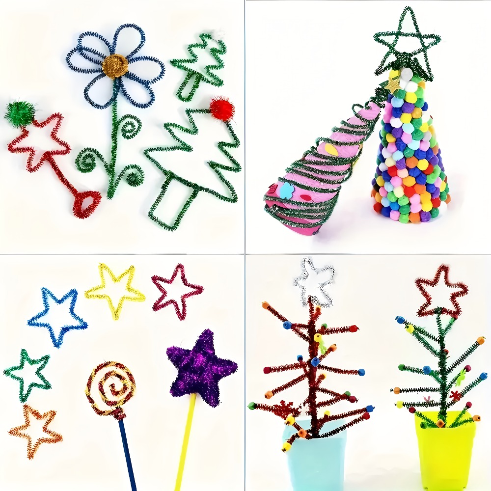 100 ชิ้น ลวดตกแต่งแบบมีประกาย  - Art Craft Movement บทวิจารณ์และราคา