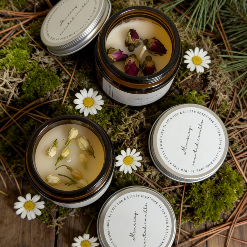 เทียนหอมกลิ่นดอกมะลิและดอกกุหล - Soy Candle Fragrance Oil บทวิจารณ์และราคา