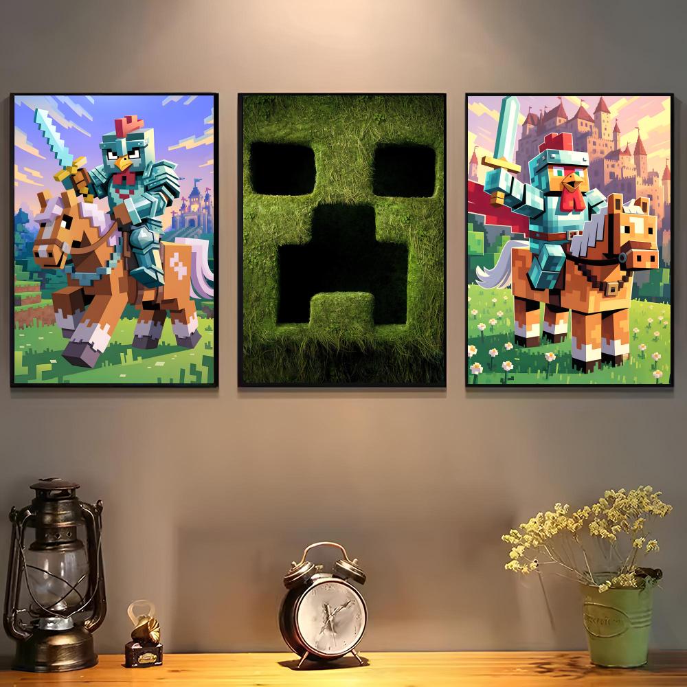 โปสเตอร์เกม Minecraft สำหรับงา - Art Craft Game บทวิจารณ์และราคา