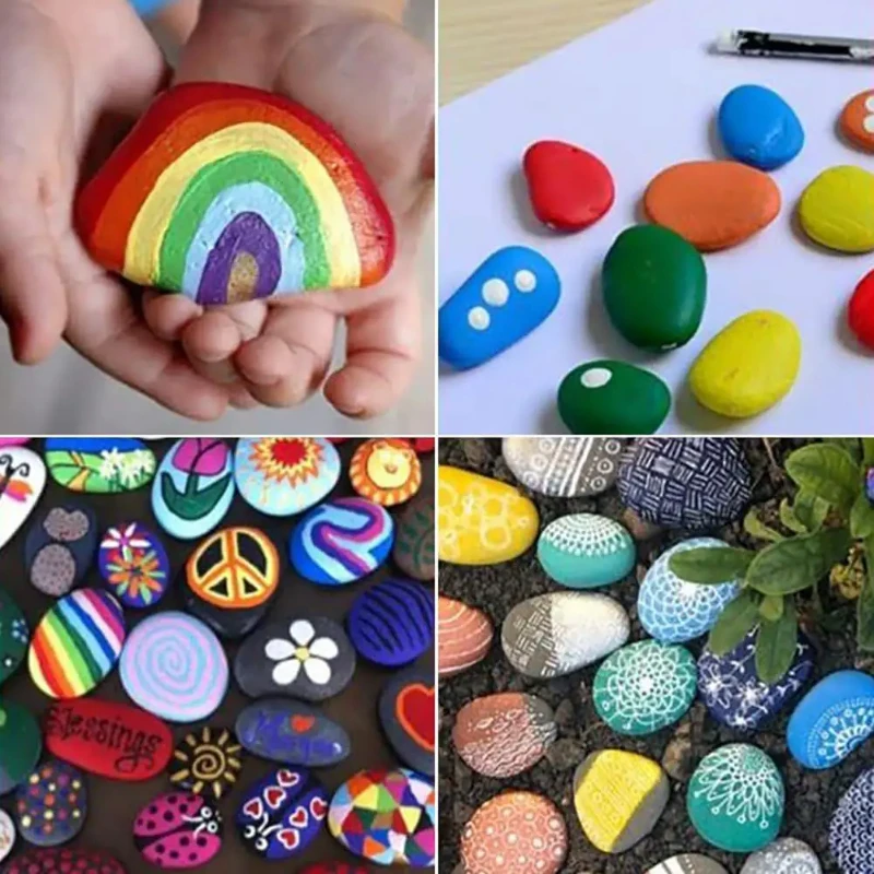 ชุดอุปกรณ์เพ้นท์หิน DIY หินเรี - Art Craft Project บทวิจารณ์และราคา