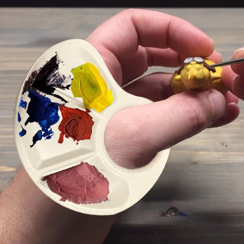 พาเลทสีขนาดเล็ก 1/2 ชิ้น ออกแบ - Art Craft Class บทวิจารณ์และราคา